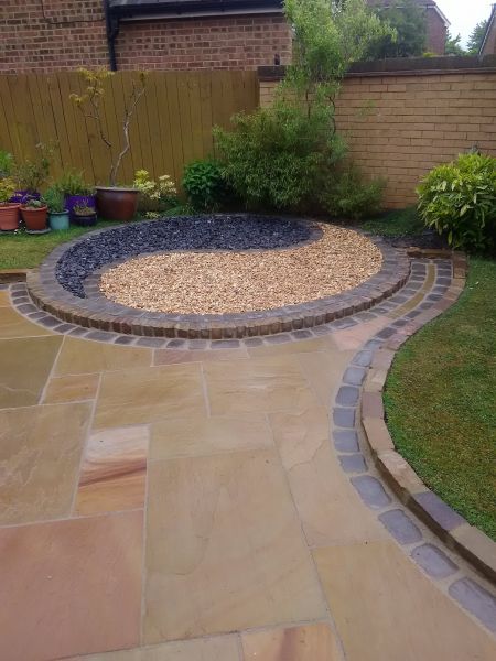 Sandstone Patio Installation in Mount Juliet